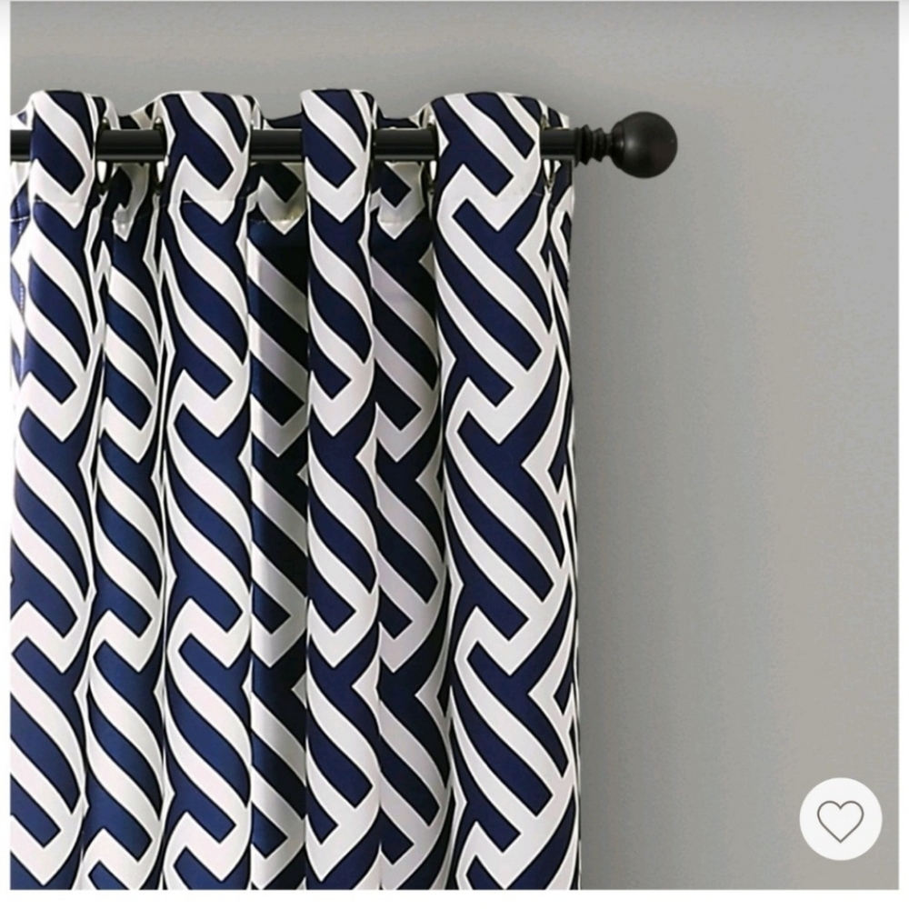 Curtains panels Navy/ Lush Decor 52×84